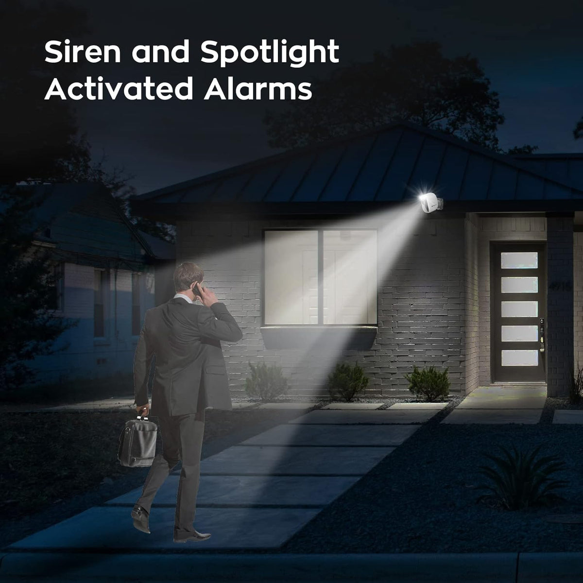 2K Outdoor Wireless Security Camera with Spotlight M5205