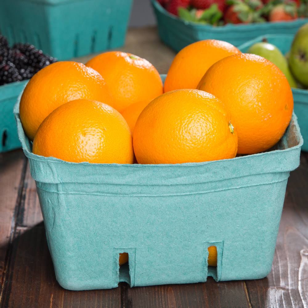 Green Molded Pulp Berry Basket - 200/Case X646192