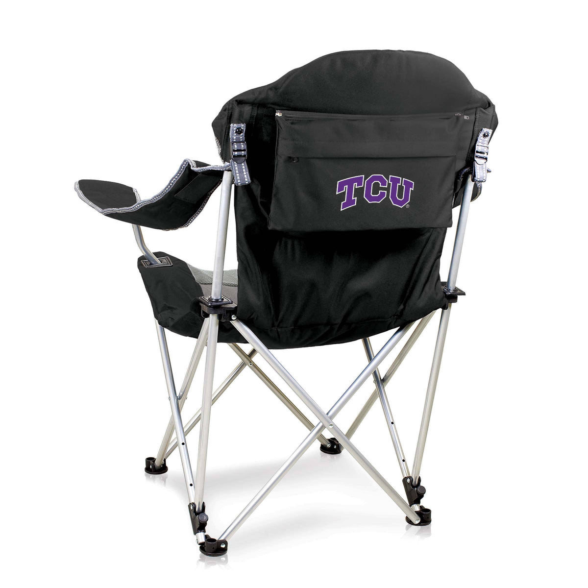 Black Reclining Camp Chair L71555