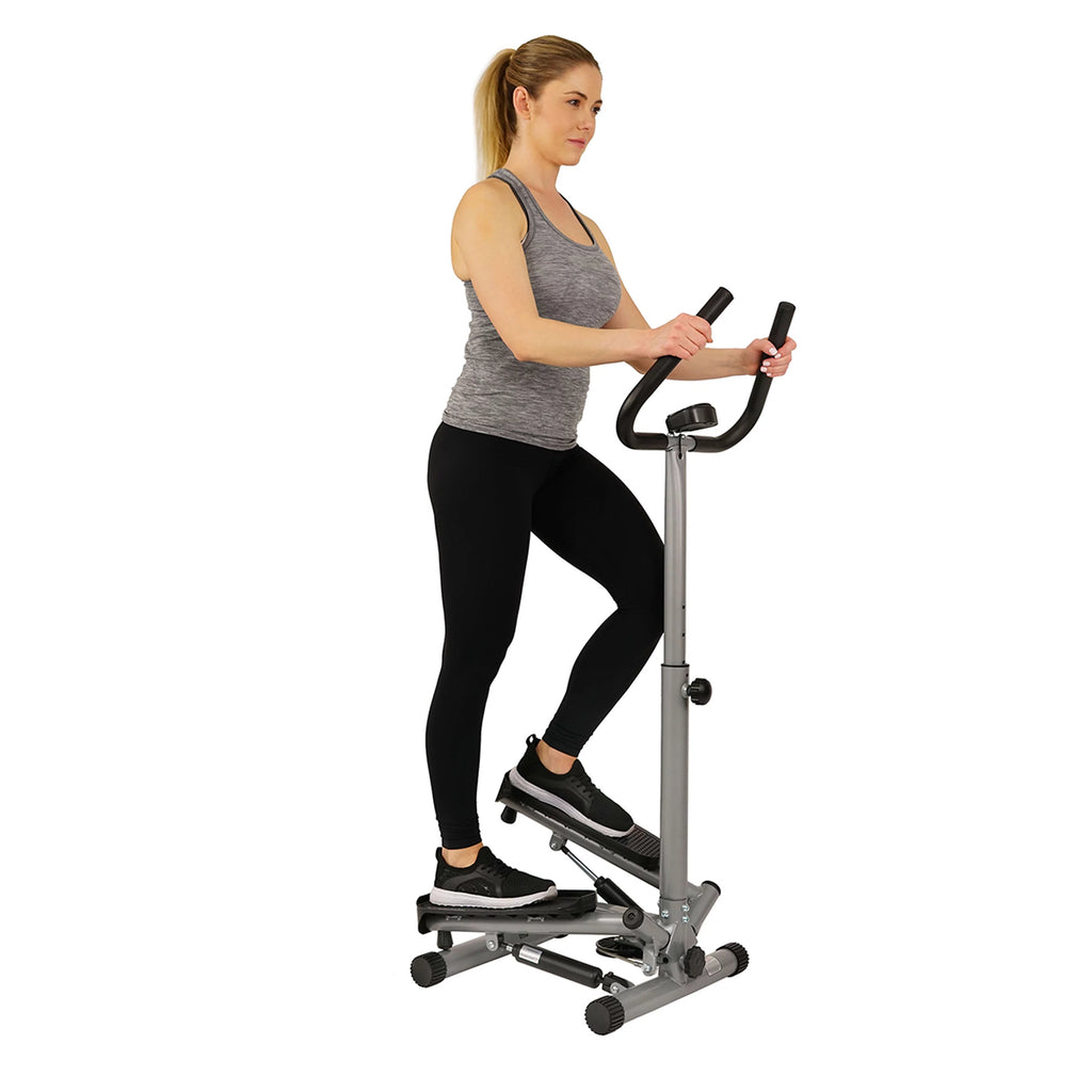 Stair Stepper Machine with Handlebar and LCD Monitor L530