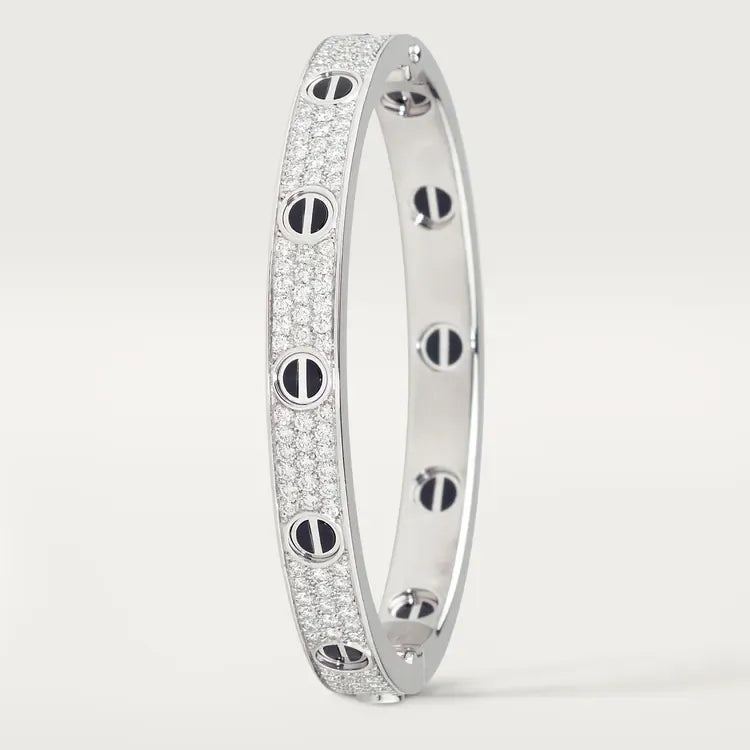 Ceramic Diamond-Paved Bracelet M89598