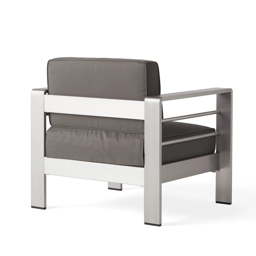Outdoor Sofa and Chat Set with Lounges and Firepit E185123