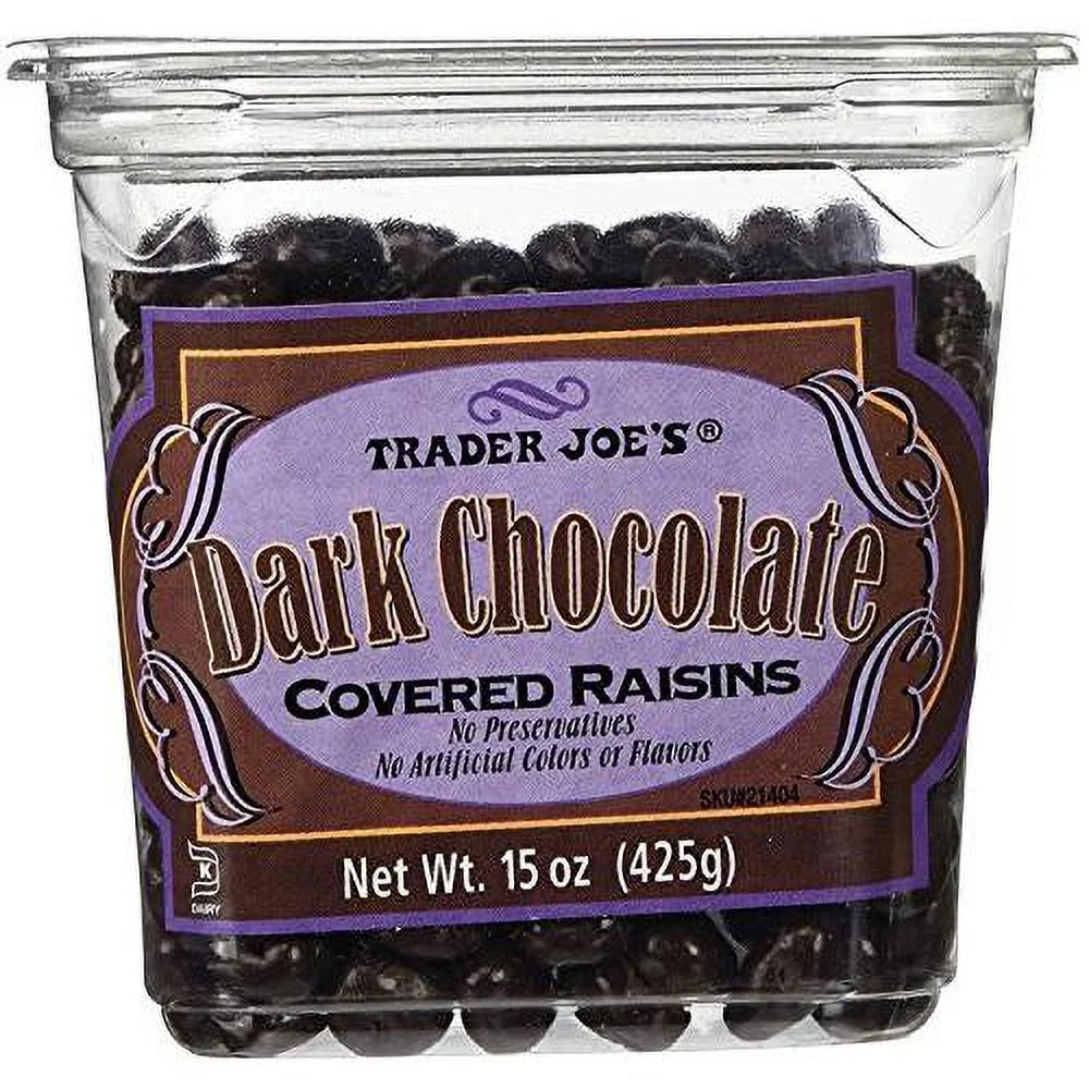 Dark Chocolate Almonds Butter Cups And Raisins U6328