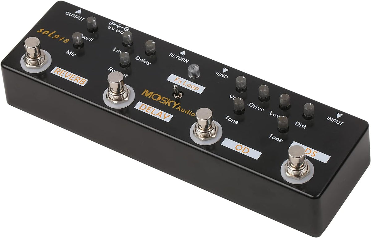 5-in-1 Multi Effect Guitar Pedal H9707
