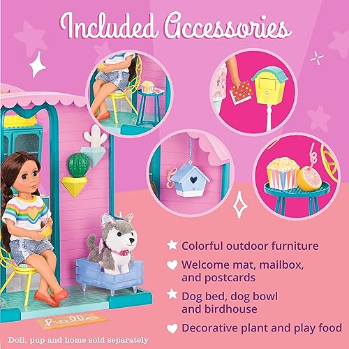 14-Inch Doll Accessories Cotton Candy Machine On Wheels S84460