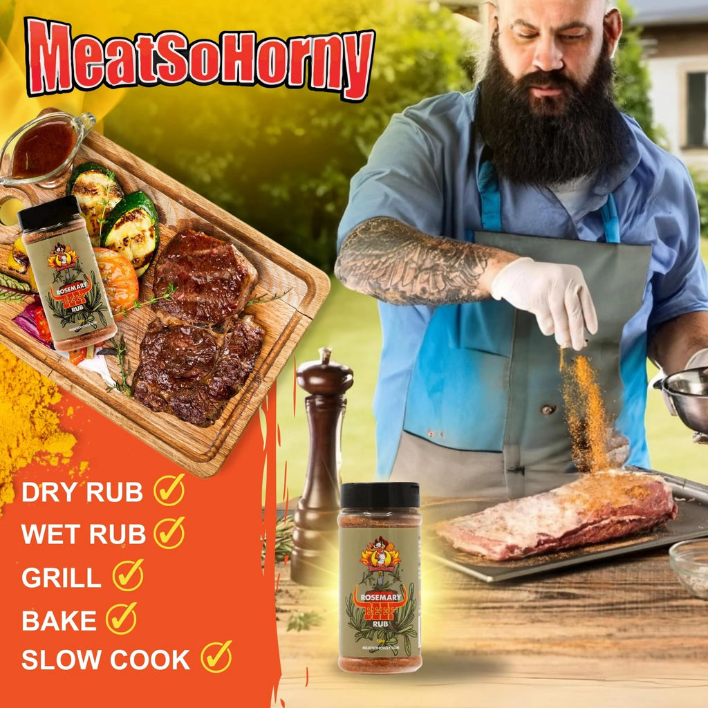 Rosemary Beef BBQ Rub, 12 Oz F233439