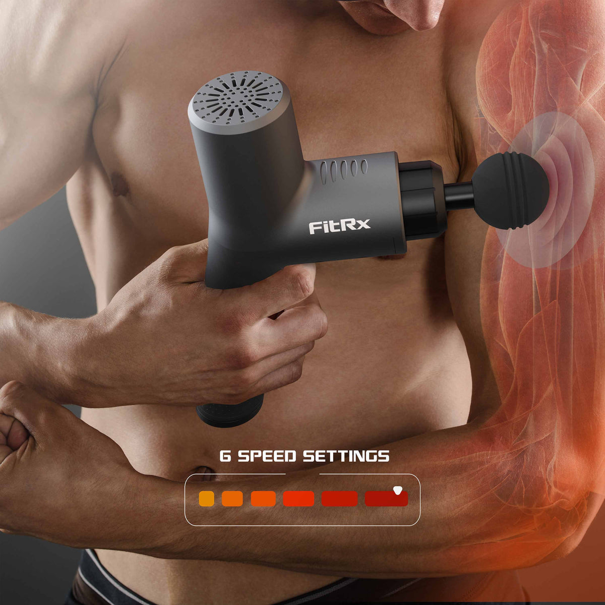 Handheld Percussion Massage Gun with Attachments I8758