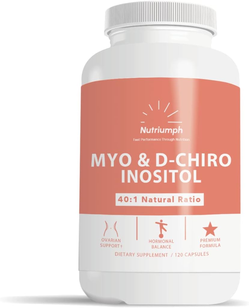 120 Capsules Myo Inositol and D Chiro Inositol Supplement S858
