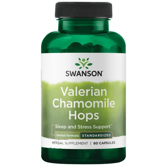60 Capsules Valerian Chamomile Hops Sleep Complex Q28378