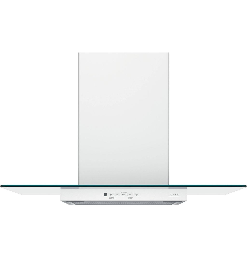 White Matte Wall Mount Range Hood P9262