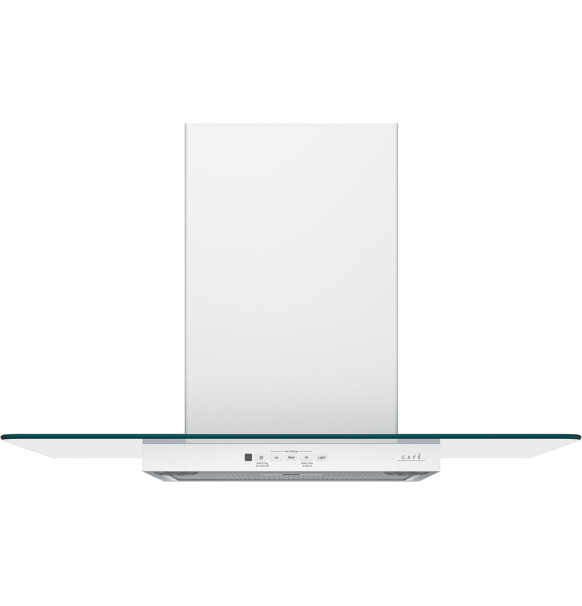 White Matte Wall Mount Range Hood P9262