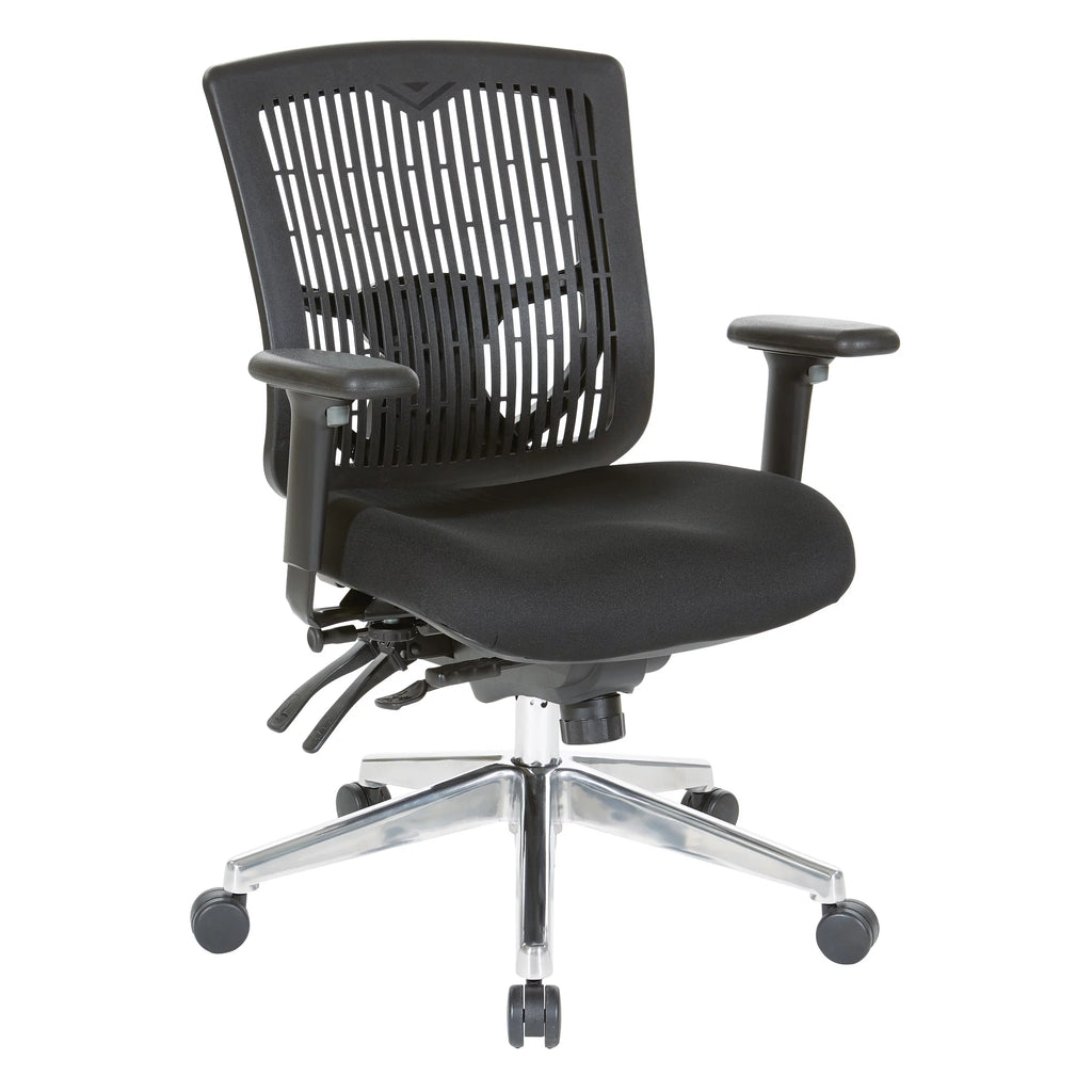 Black Plastic Manager's Chair E762731