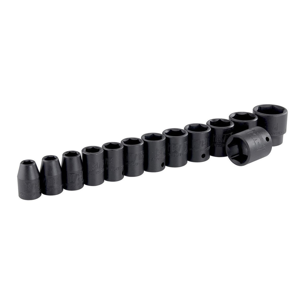 1/2 in. Drive SAE Impact Socket Set, 13-Piece K7214