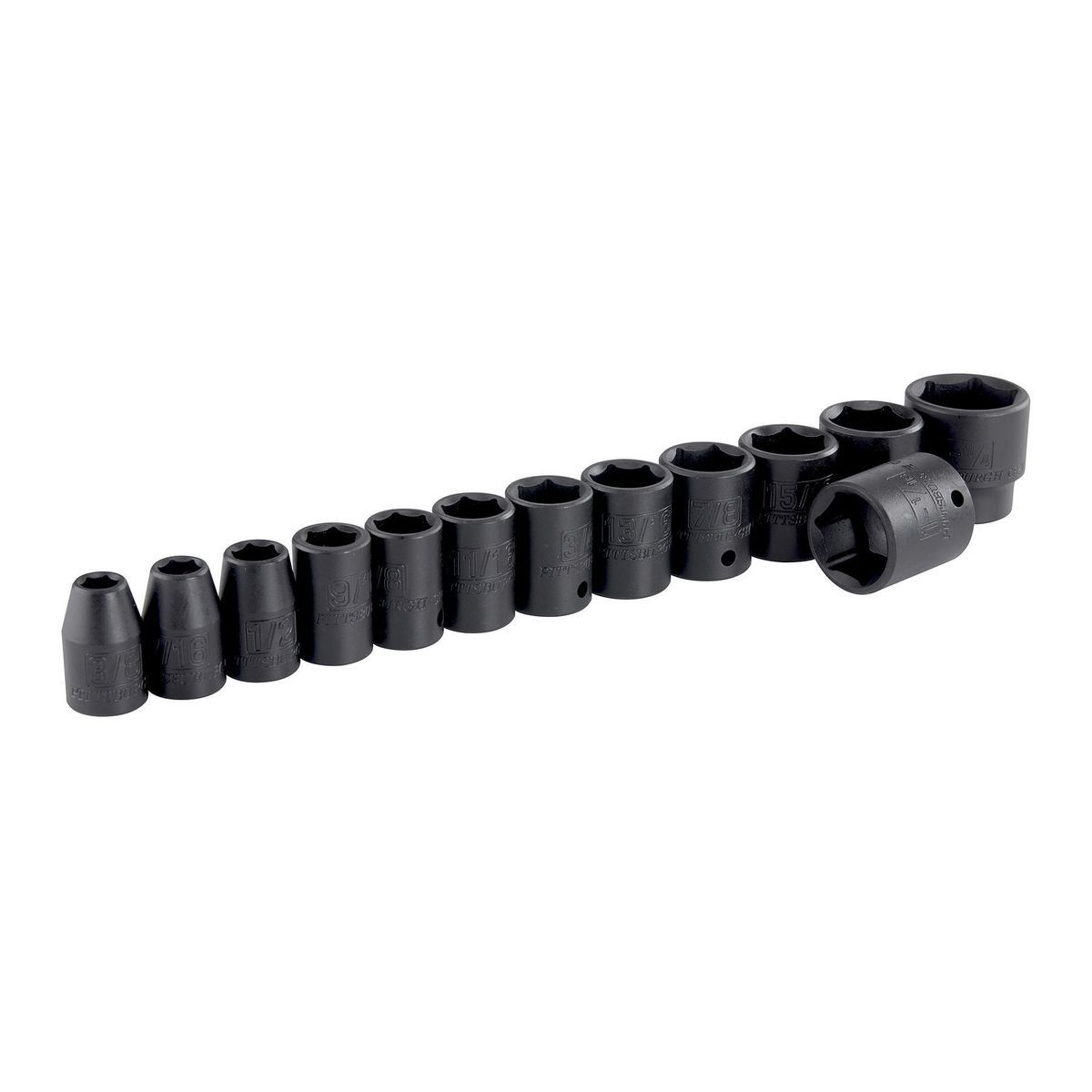 1/2 in. Drive SAE Impact Socket Set, 13-Piece K7214