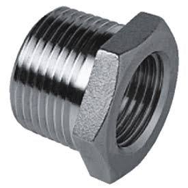 Cast Pipe Fitting Hex Bushing 2 x 1/4 NPT Male x Female, Pkg Qty 10 W846623