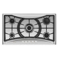 36 in. Recessed Gas Stove Cooktop with 5 Sealed Burners in Stainless Steel U66672
