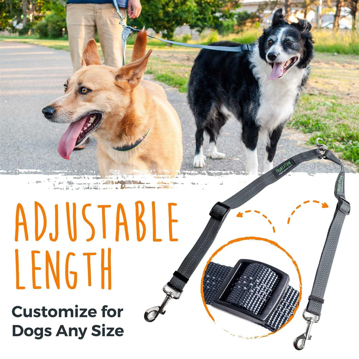 Adjustable Double Dog Leash K76232