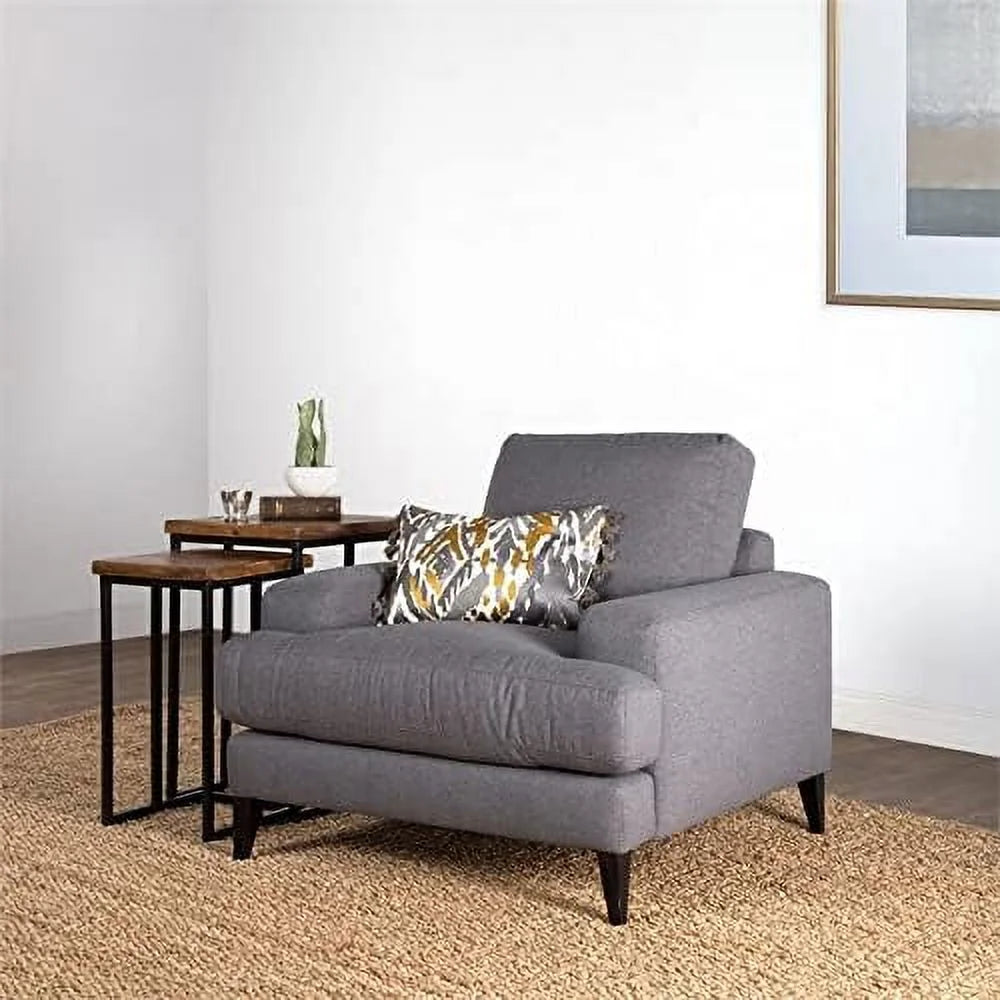 Solid Mango Wood and Iron Nesting Tables Z88107