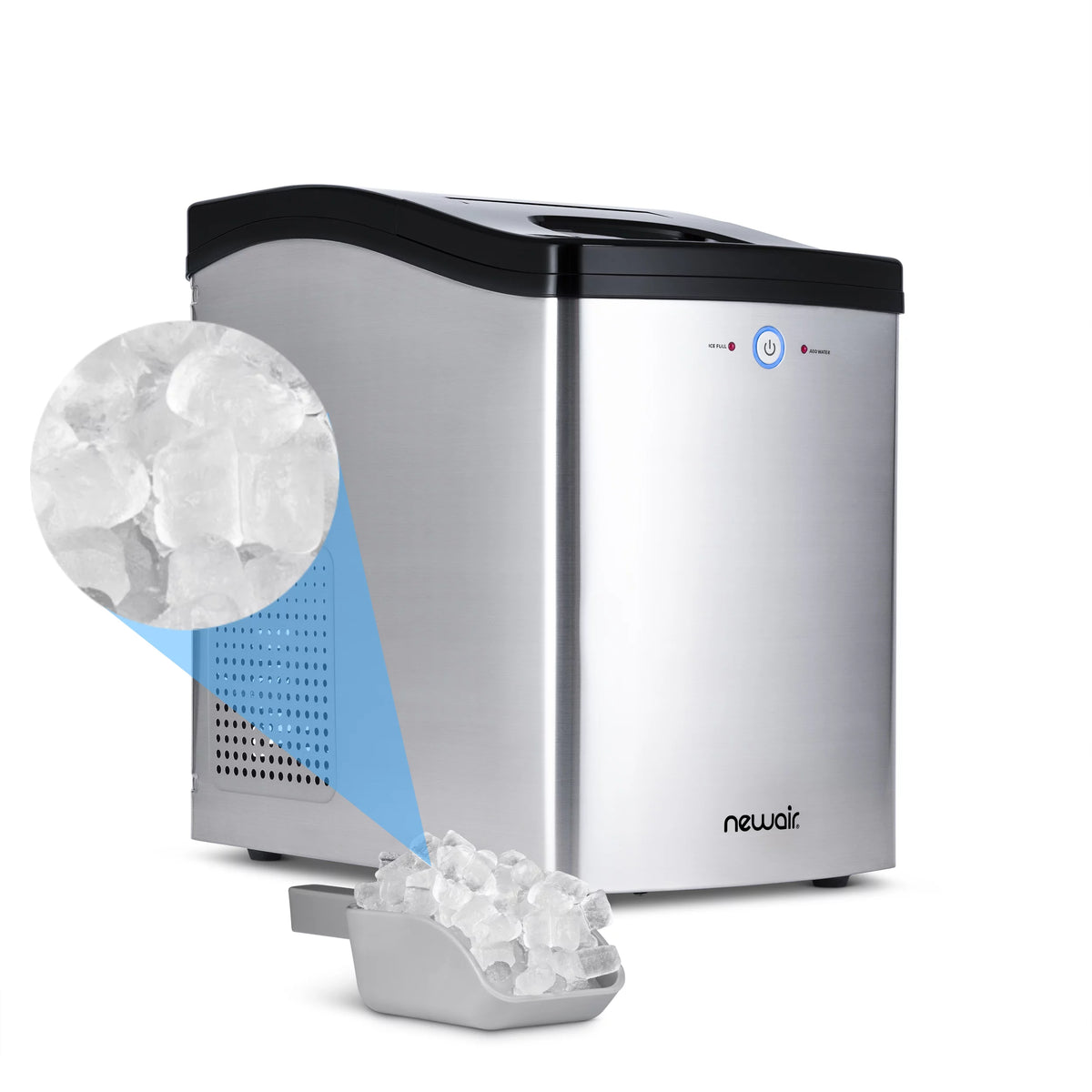 45lb. Nugget Countertop Ice Maker with Self-Cleaning Function F367526