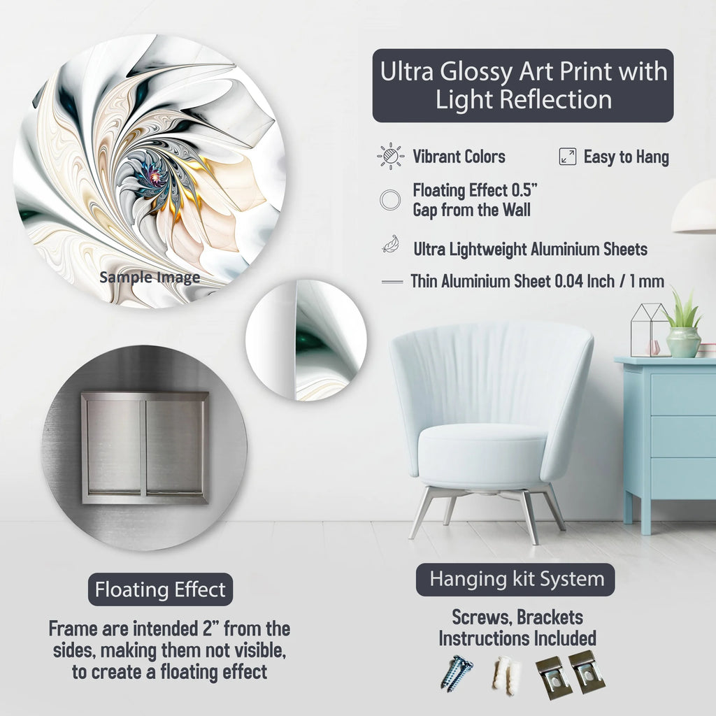 Floral Metal Wall Décor Set N71807