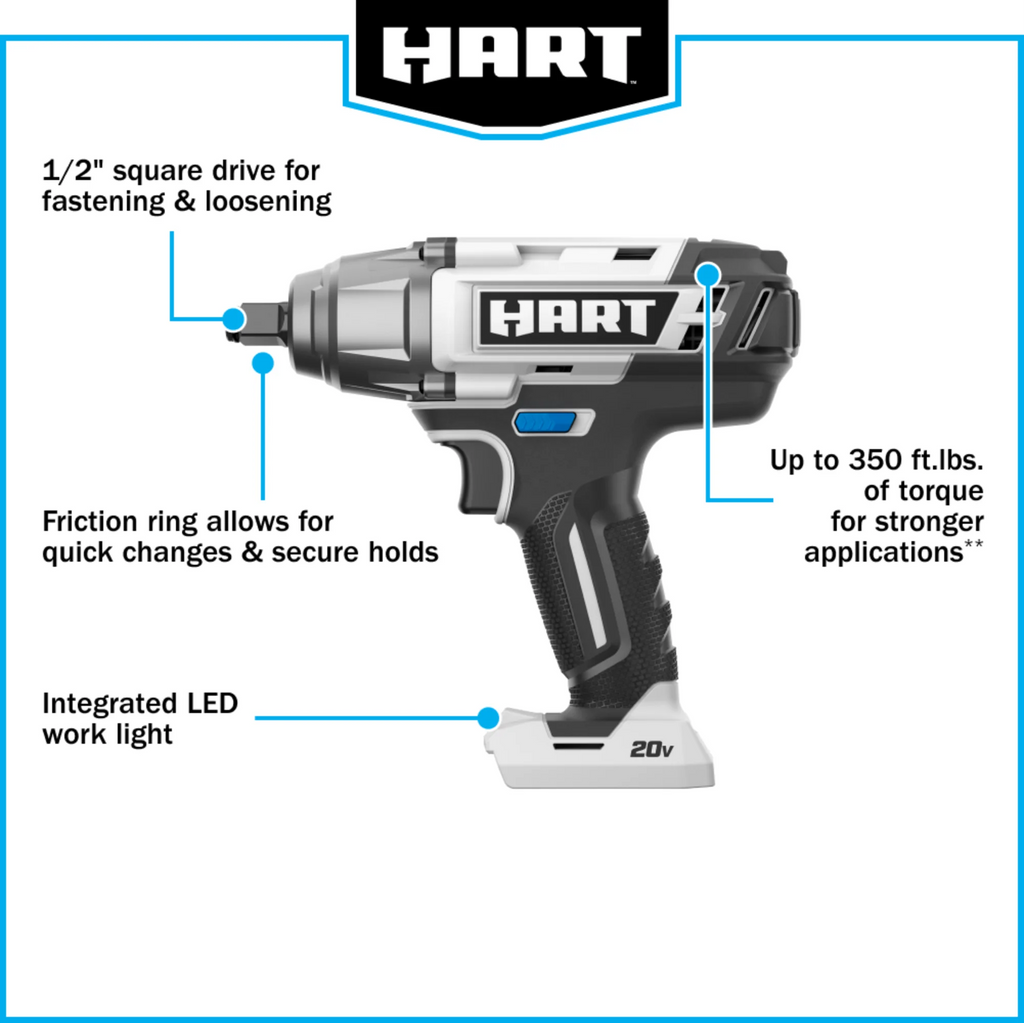 1/2-inch Battery-Powered Impact Wrench B1332