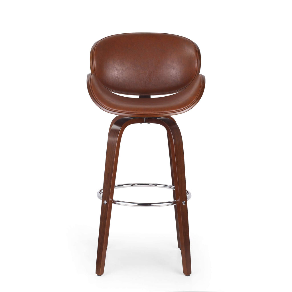Cognac Brown Barstool U62434