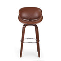 Cognac Brown Barstool U62434