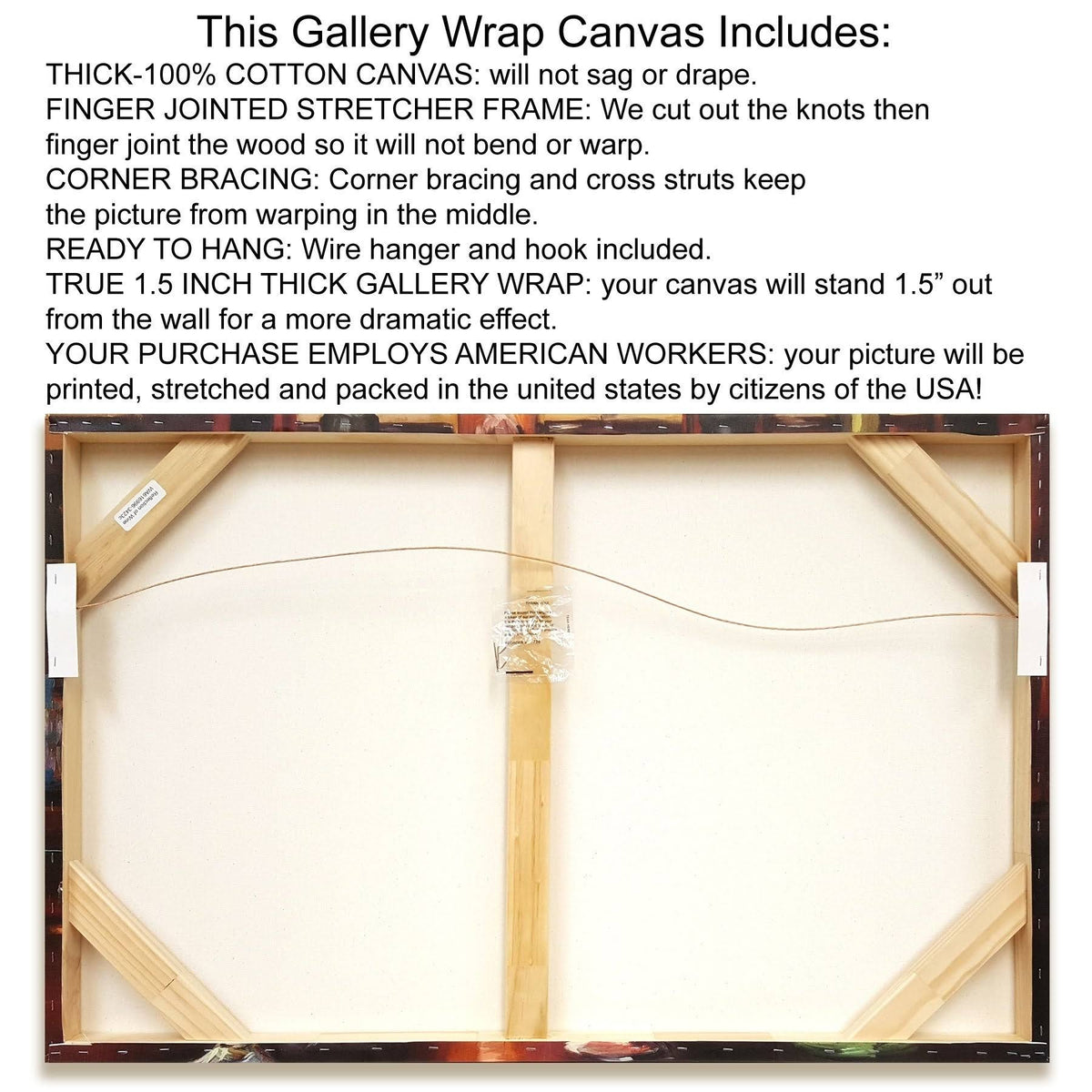 Country Kitchen Giclee on Gallery Wrap Canvas P8407