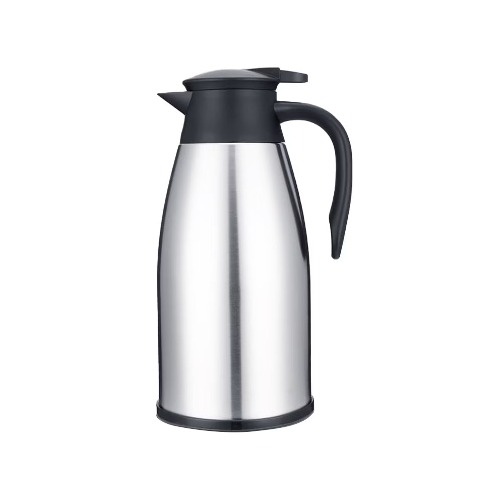 Silver Stainless Steel Vacuum Flask, 2L, Double Walled Insulation Bottle R34601