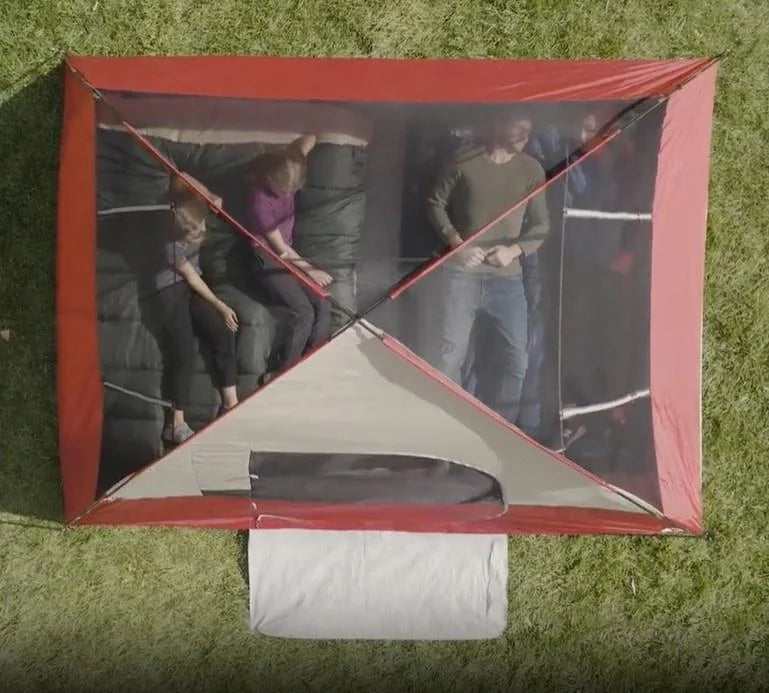 6 Person Dome Tent with Sitting Area 15 ft. x 11 ft. Y412