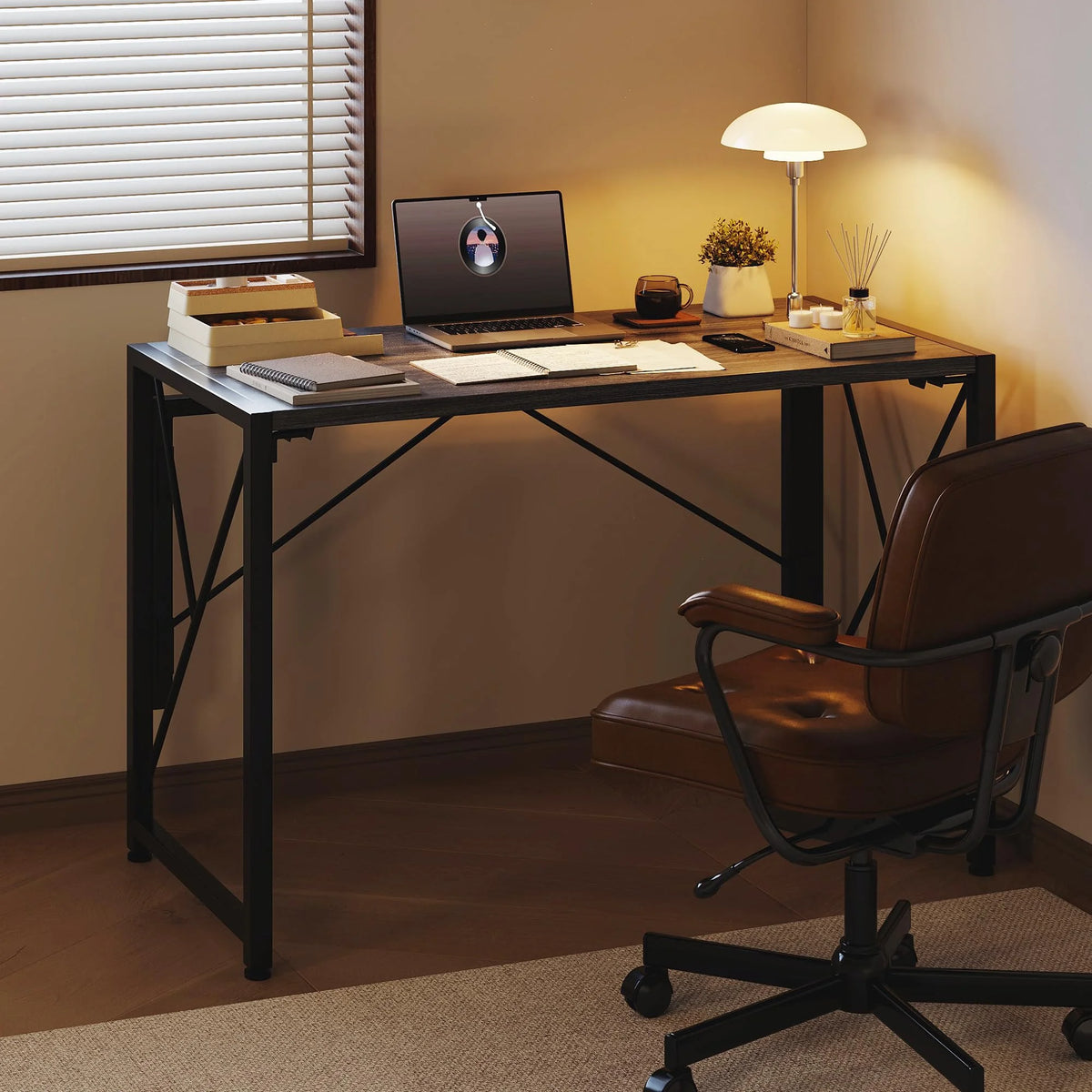 Folding Desk 31.5" Portable Space Saving G667