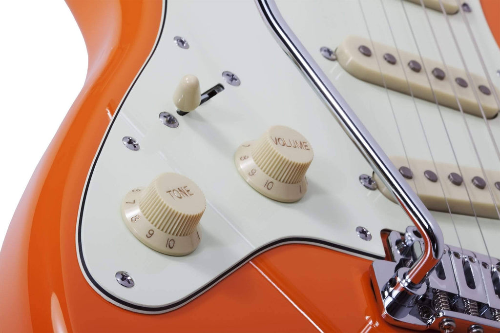 Atomic Orange Left-Handed Guitar V488547
