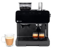 Semi-Automatic Espresso Machine with Milk Frother, Black D9601