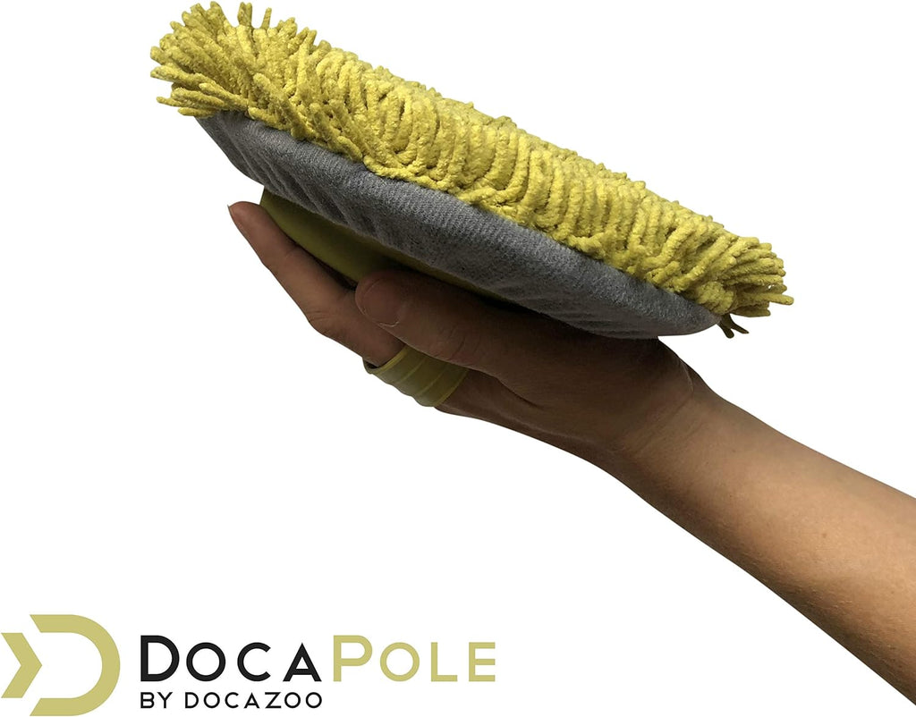Wall Duster with Telescoping Pole and Chenille Microfiber Cleaning Head A778325