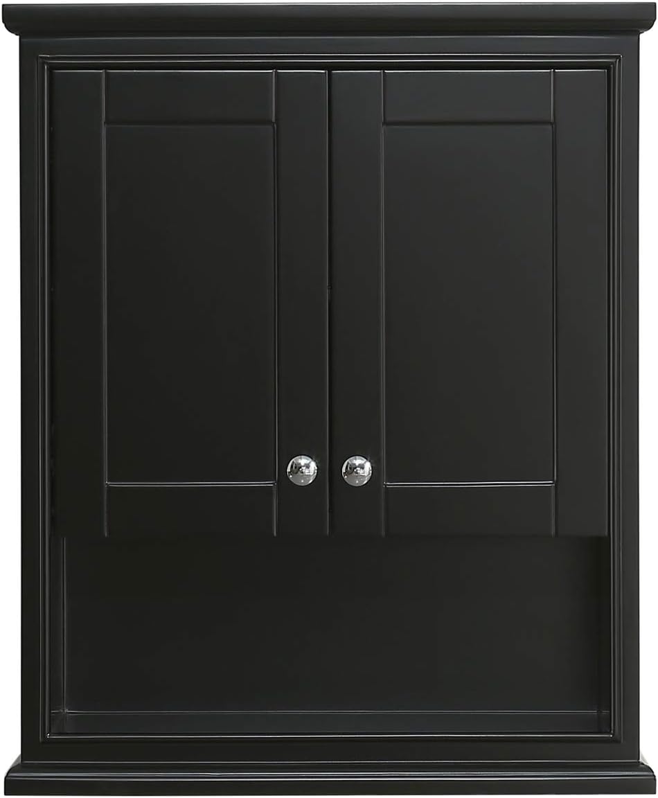Dark Espresso Wall-Mounted Storage Cabinet M8145