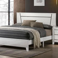 White Solid Wood Full Bedroom Set 6pcs R4250