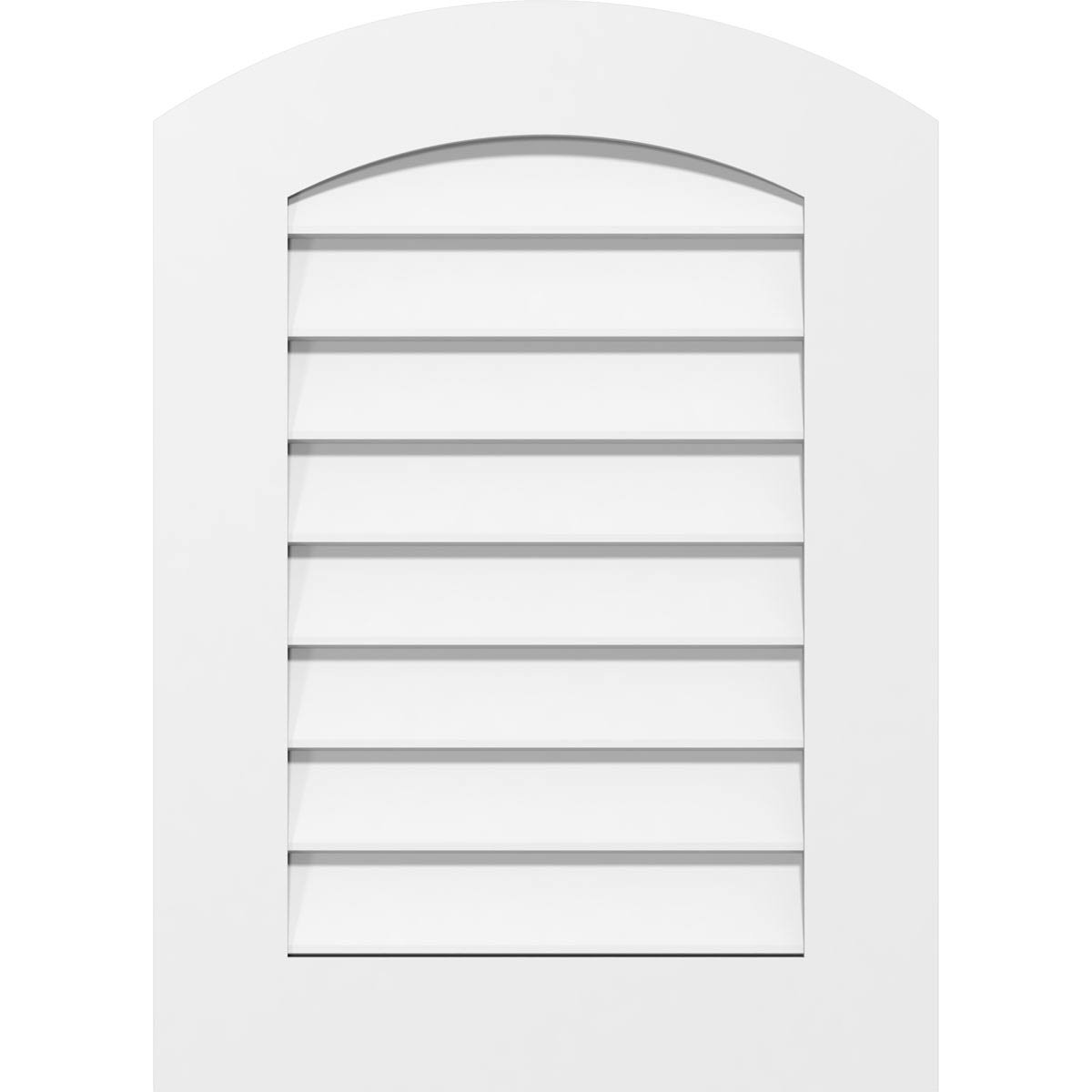 Arch Top Surface Mount PVC Gable Vent G2813