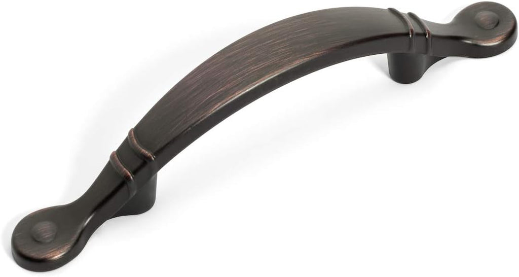 Arched Cabinet Hardware Pull Aged Oil Rubbed Bronze 25 Pack E721