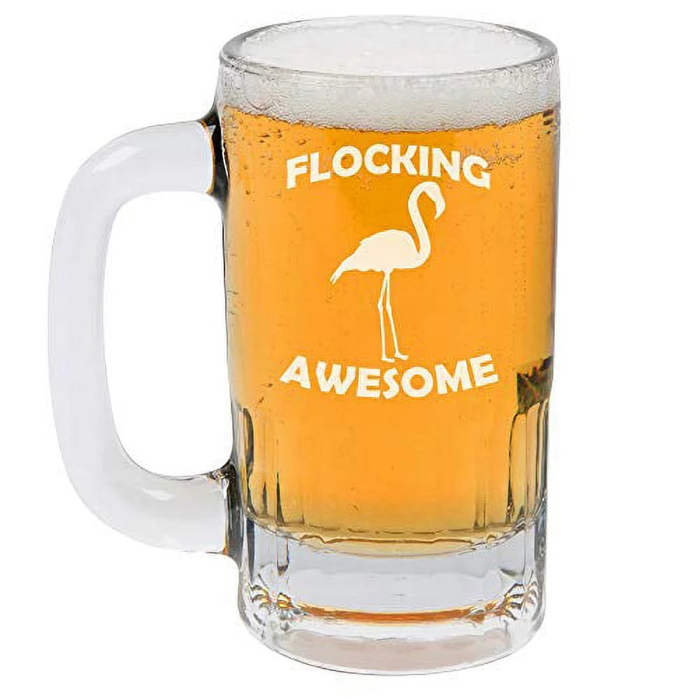 12oz Beer Mug Stein Glass E474