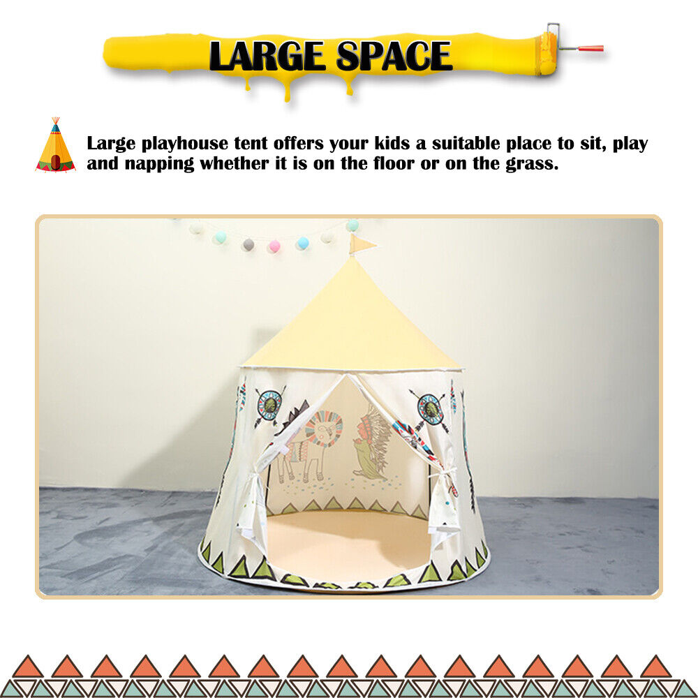 Indian Teepee Kids Playhouse with Carrying Bag O244