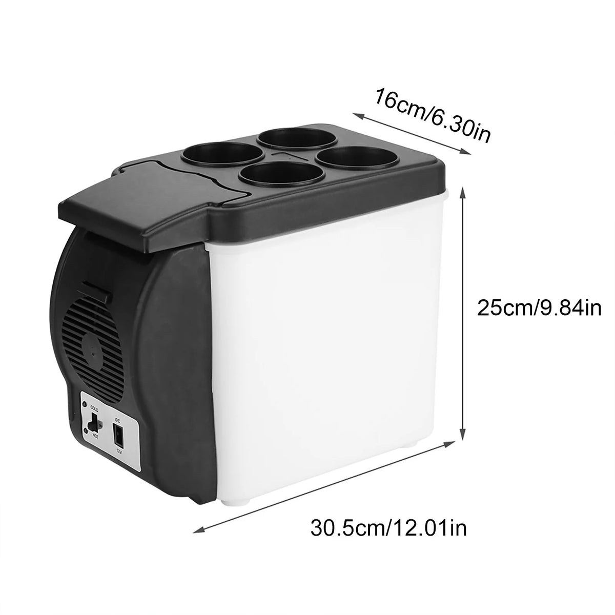 12V 6L Portable Car Refrigerator Cooler Y391