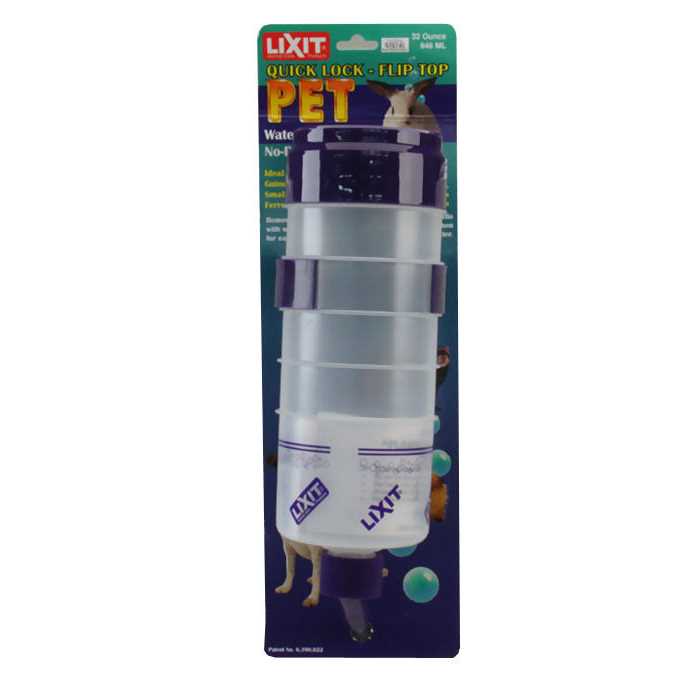 Quick Lock Flip Top Water Bottle with Valve F75533