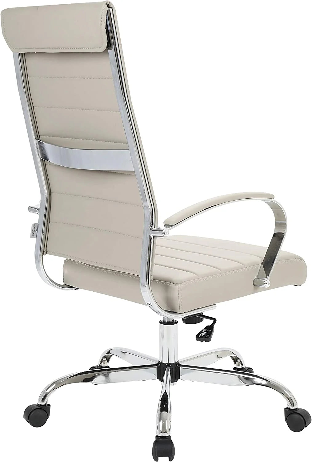 Tan Leather Swivel Office Chair I499