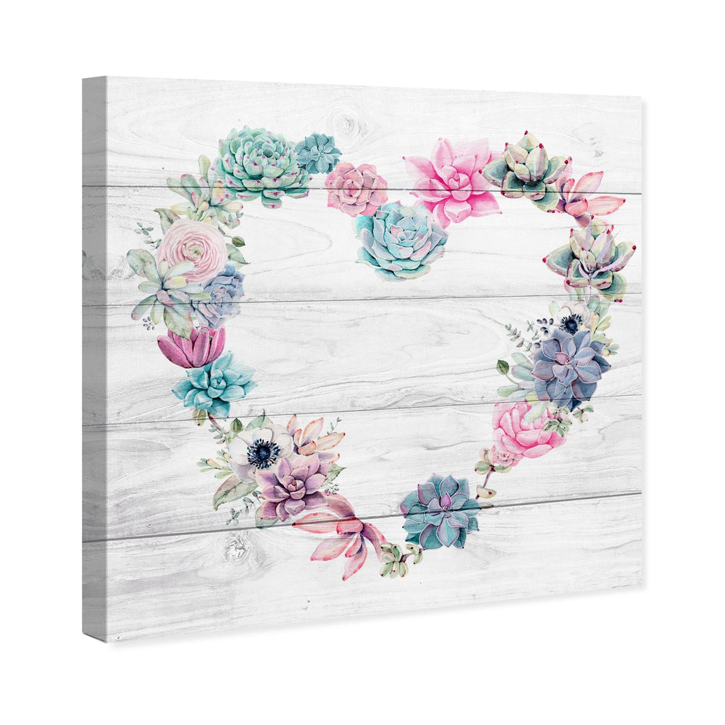 Pink Botanical Canvas I596
