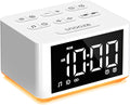 3 in 1 Sound Machine Dual Alarm Clock Night Light White Noise Machine Q1740