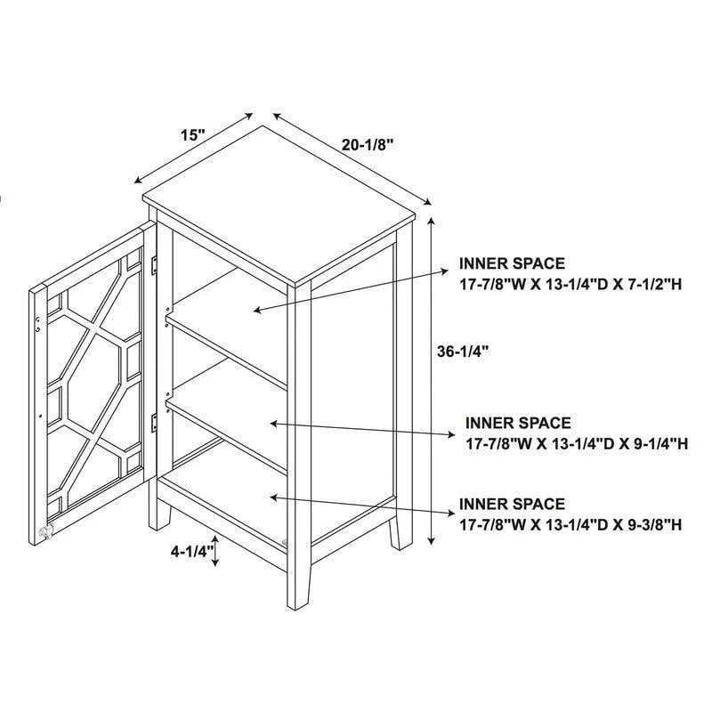 White Small Cabinet R928540