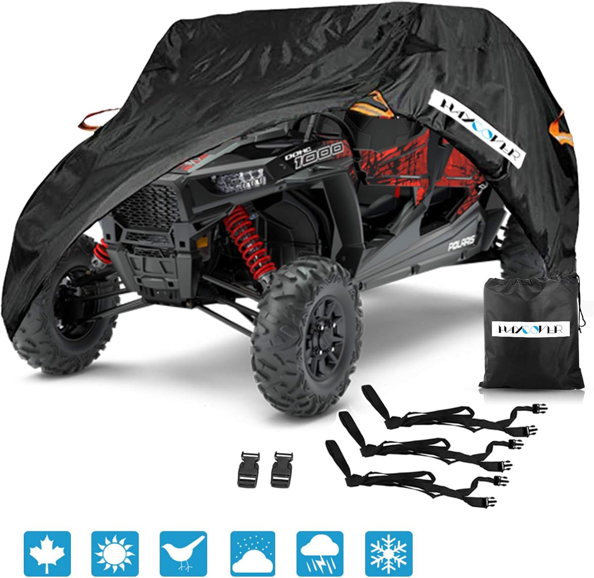 Waterproof Heavy Denier Oxford Cloth UTV Cover Y444