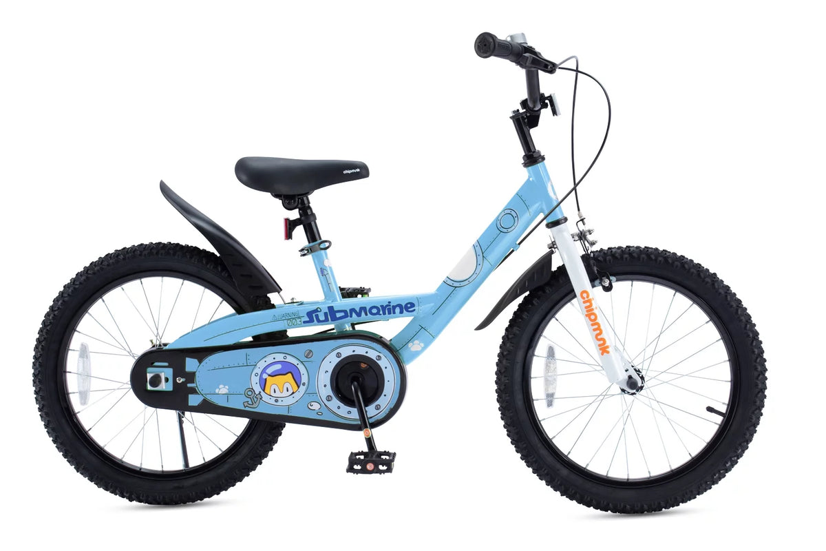 18 In Blue Steel Bike with Kickstand L266