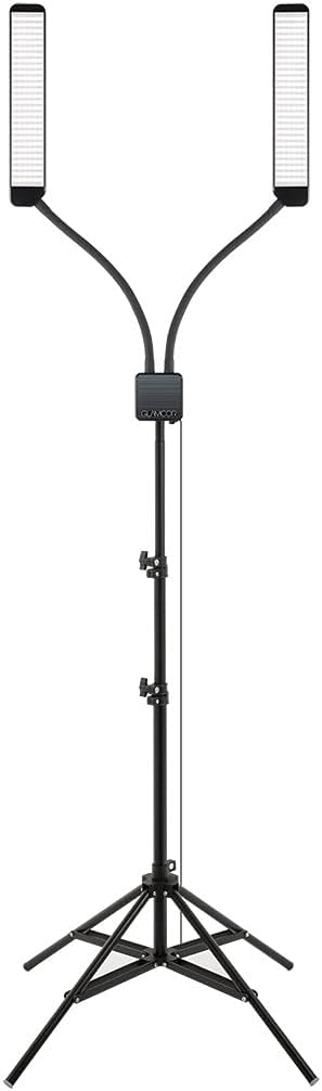 Portable LED Lighting Kit with Five-Stage Dimming (Black) X5361