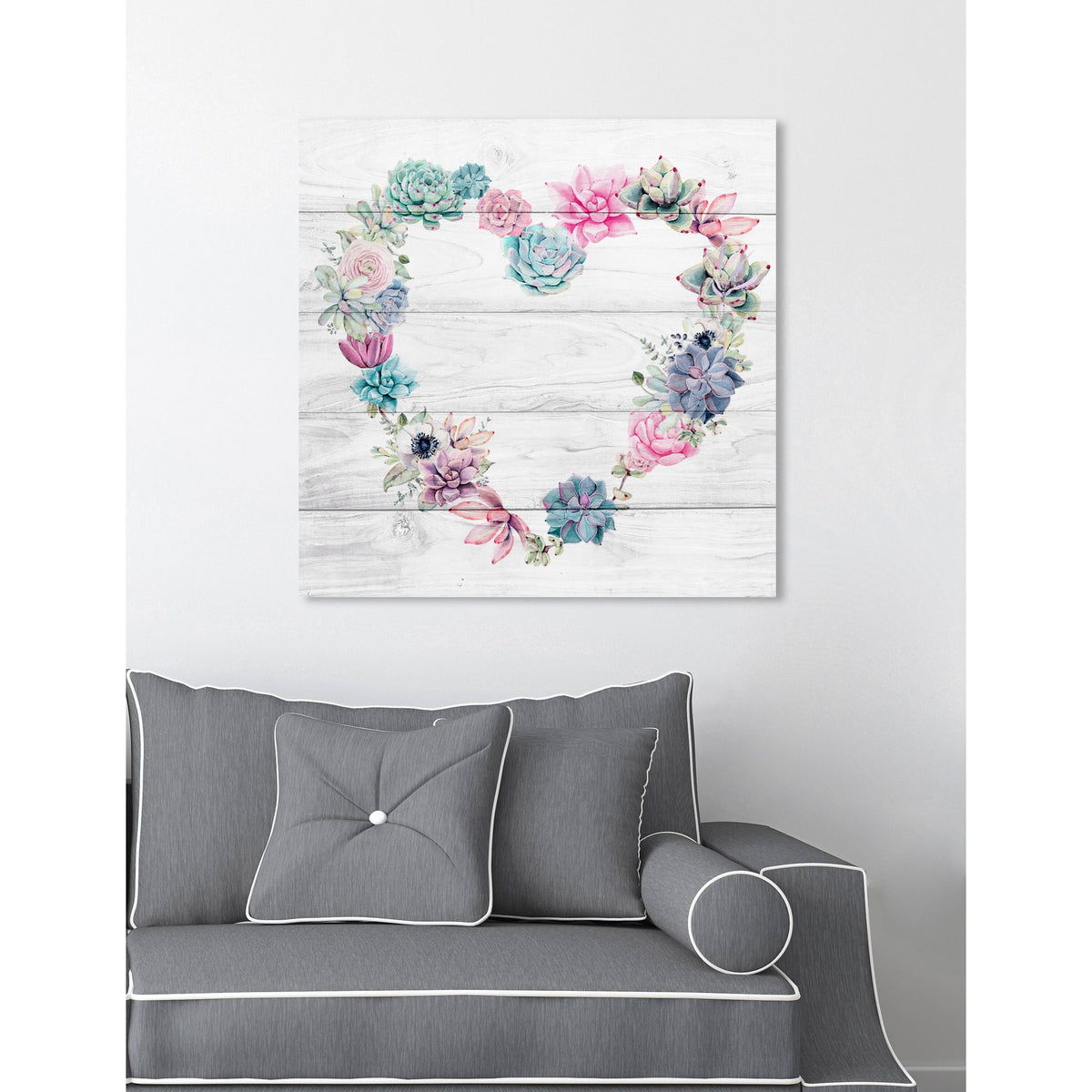Pink Botanical Canvas I596